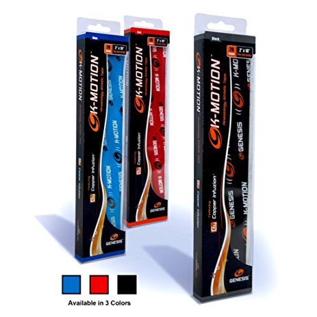 Genesis K Motion Pre-Cut Kinesiology Tape - Athletic Support for Joint Pain Relief, Muscle Recovery & Injury Prevention - Ideal for Sports, Fitness & Physical Therapy