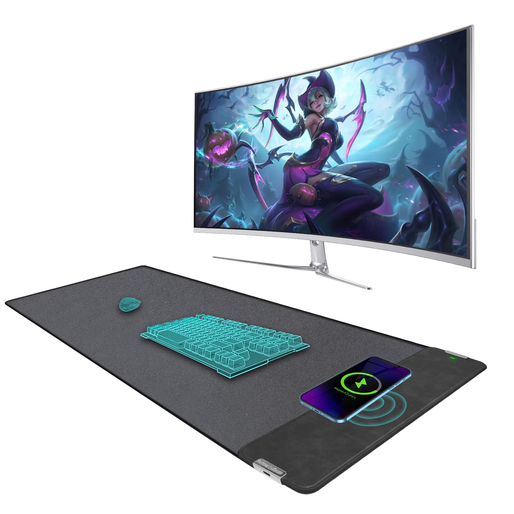 XXXL Large Wireless Charging Mouse Pad (31.5