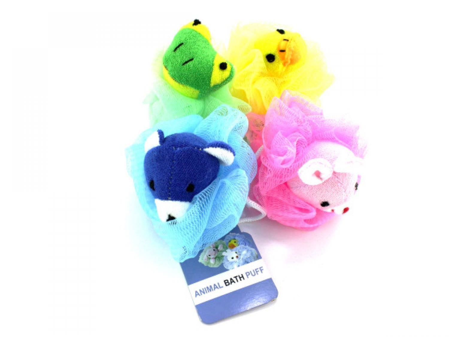 Bulk Animal Bath Scrubber Set of 48 - Exfoliating Loofah Sponges for Pets & Shower Scrubs | Gentle Grooming & Cleaning for Dogs, Cats, Small Animals | Perfect for Bath Time, Spa Day & Veterinary Use