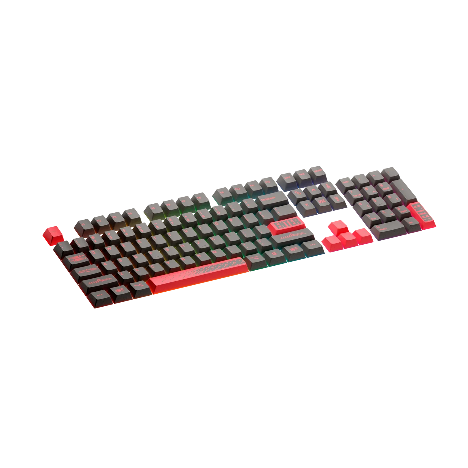 Limited Edition Pixel Punk Keycaps - Custom Mechanical Keyboard Keycaps for Gamers & Typists - Perfect for Gaming, Coding & Office Work