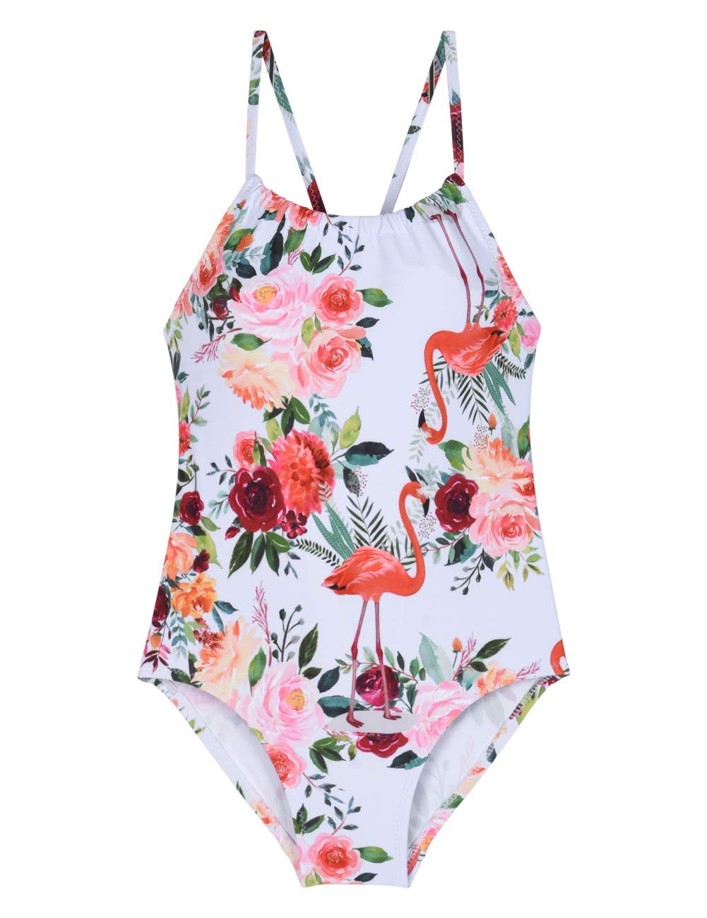 Cadocado Girls' One Piece Swimsuit for Ages 3-10 | Quick Dry Bathing Suit for Kids | Perfect for Swimming Lessons, Beach Vacations & Pool Parties
