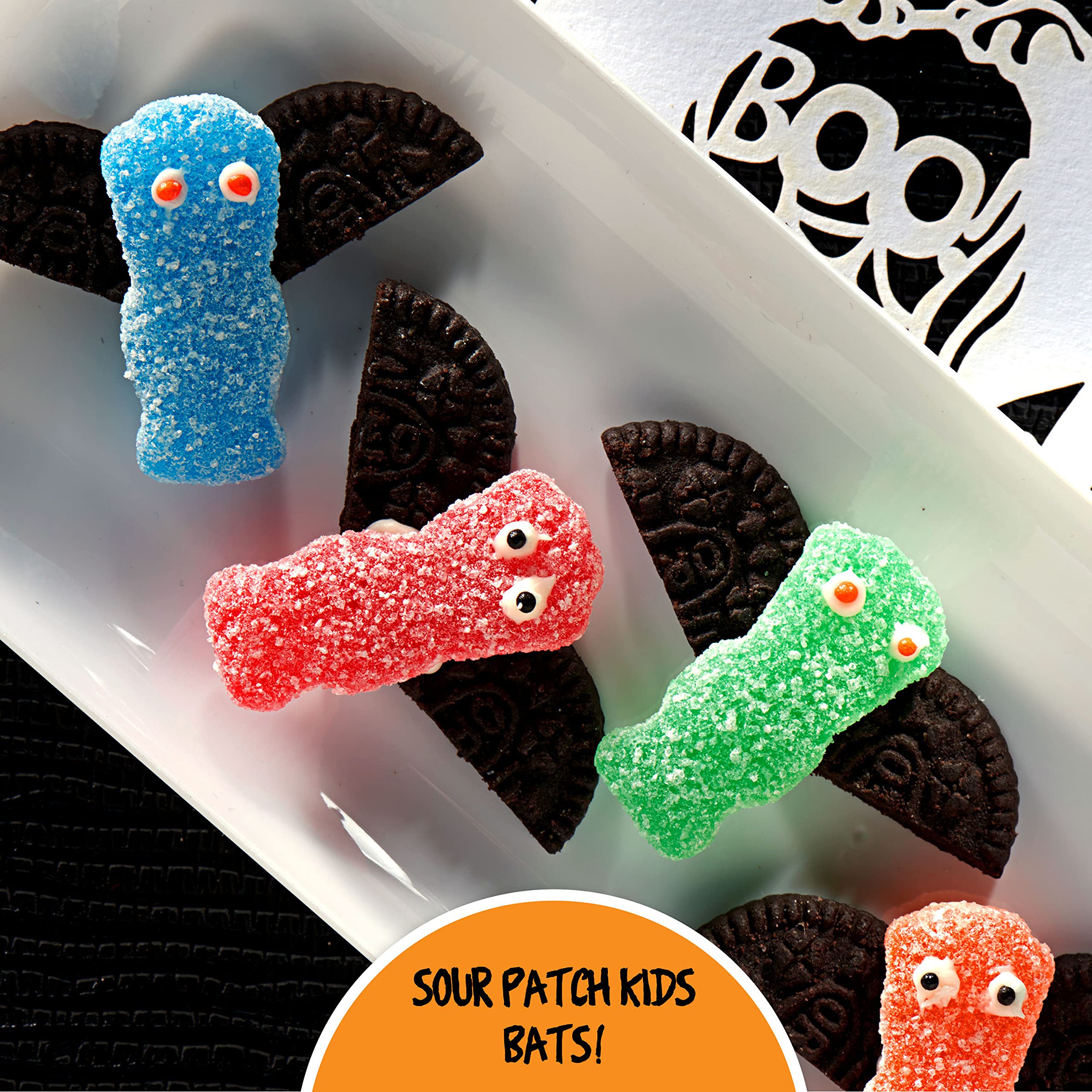 SOUR PATCH KIDS and SWEDISH FISH Candy Variety Pack - 115 Count (0.5 oz Each) | Bulk Assorted Fruit Flavored Candy Snacks for Parties, Halloween, Office & School Treats
