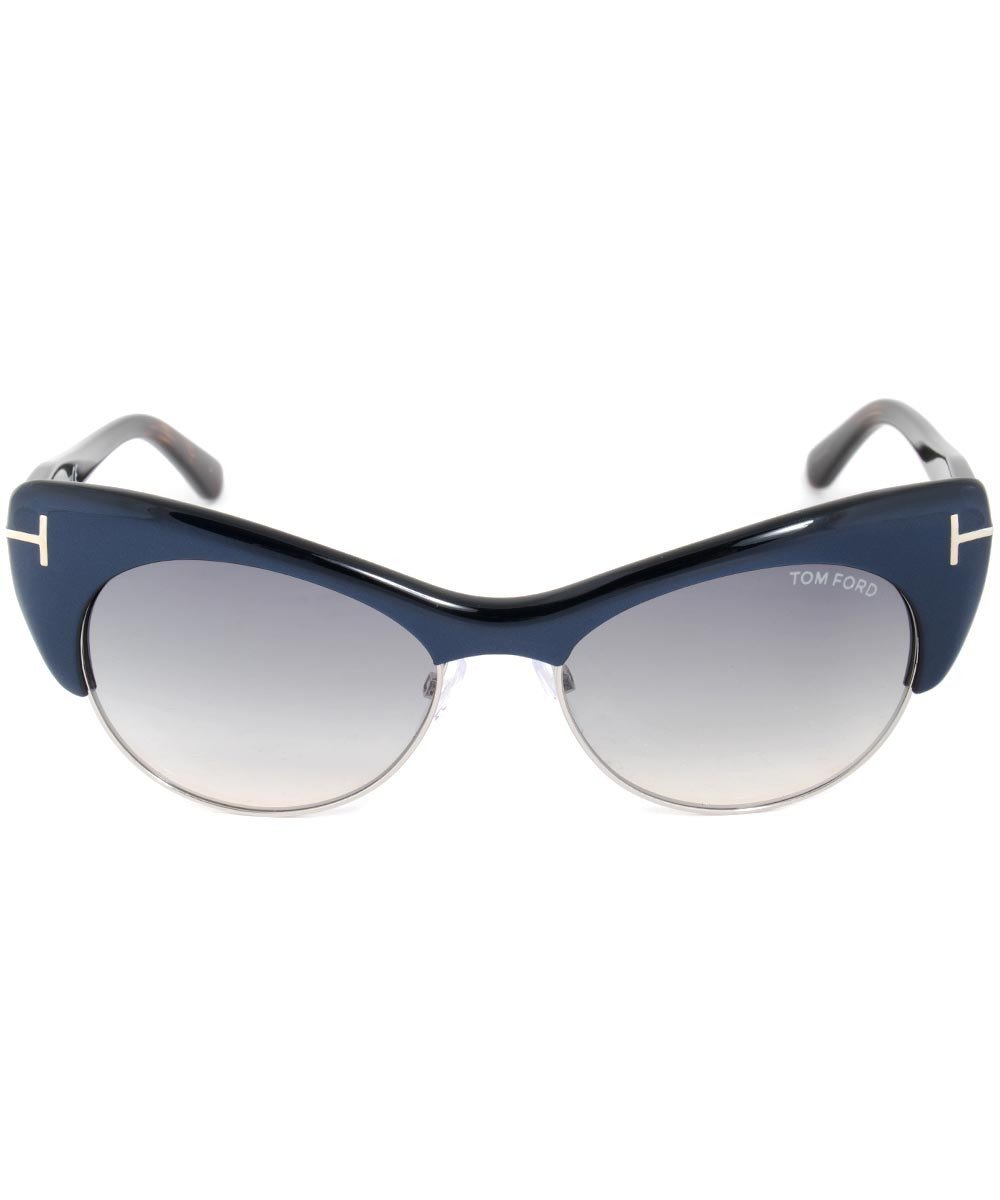 Tom Ford Lola FT0387 89W 54 Turquoise Sunglasses for Women - Luxury Designer Shades for Beach, Driving & Fashion Outfits