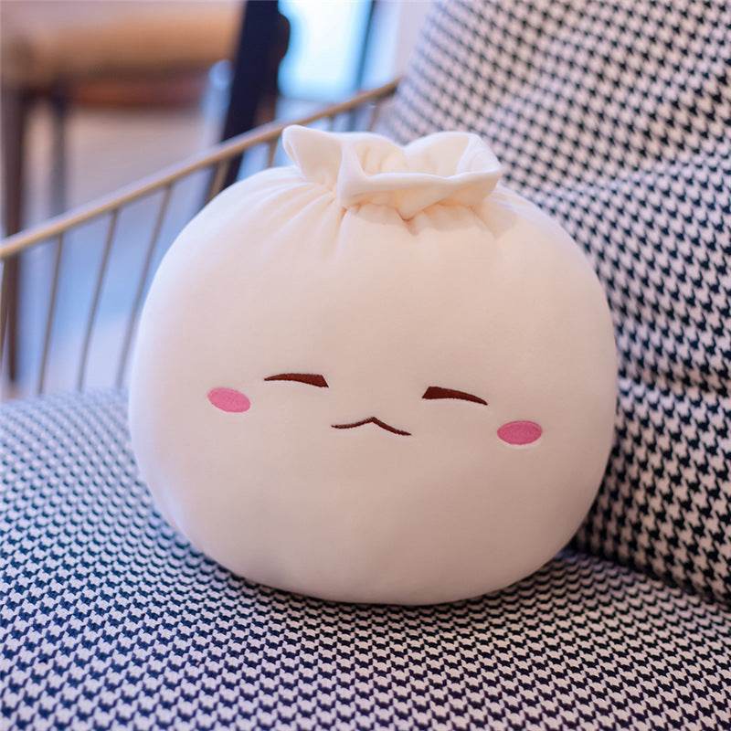 Adorable Cute Bun Plush Toy | Soft Stuffed Dim Sum Plushie for Kids & Adults | Perfect for Home Decor, Gifts, and Cuddling