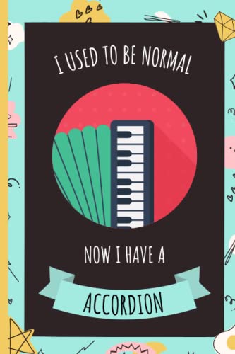 Funny Accordion Lover Notebook - 6x9 Inches, 110 Pages - Perfect Gift for Musicians & Music Enthusiasts | Ideal for Journaling, Sketching & Music Notes