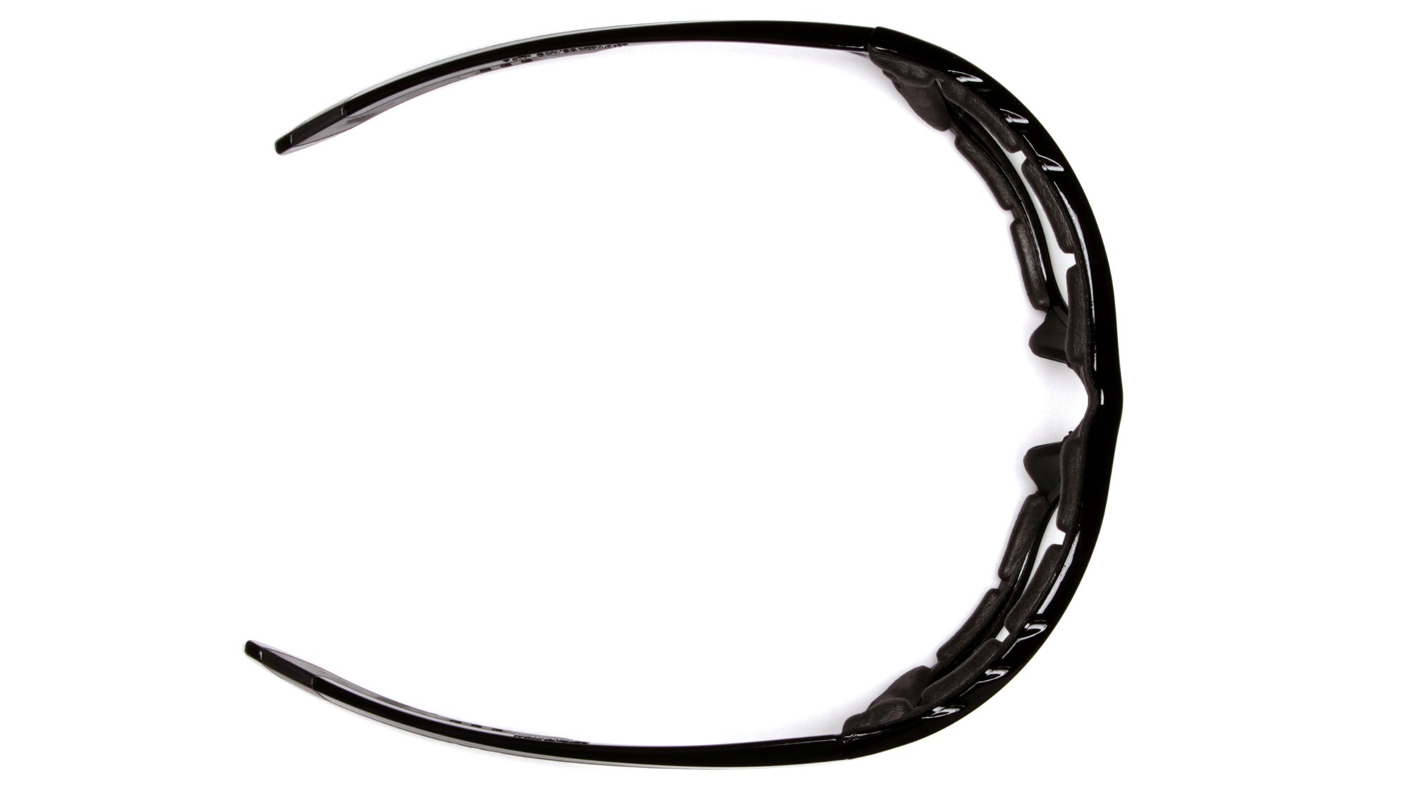 12-Pair Pyramex Accurist Safety Glasses - Black/Red Padded Frame with Silver Mirror Lens (SBR8770DP) - ANSI Z87.1 Certified for Construction, Woodworking & DIY Projects