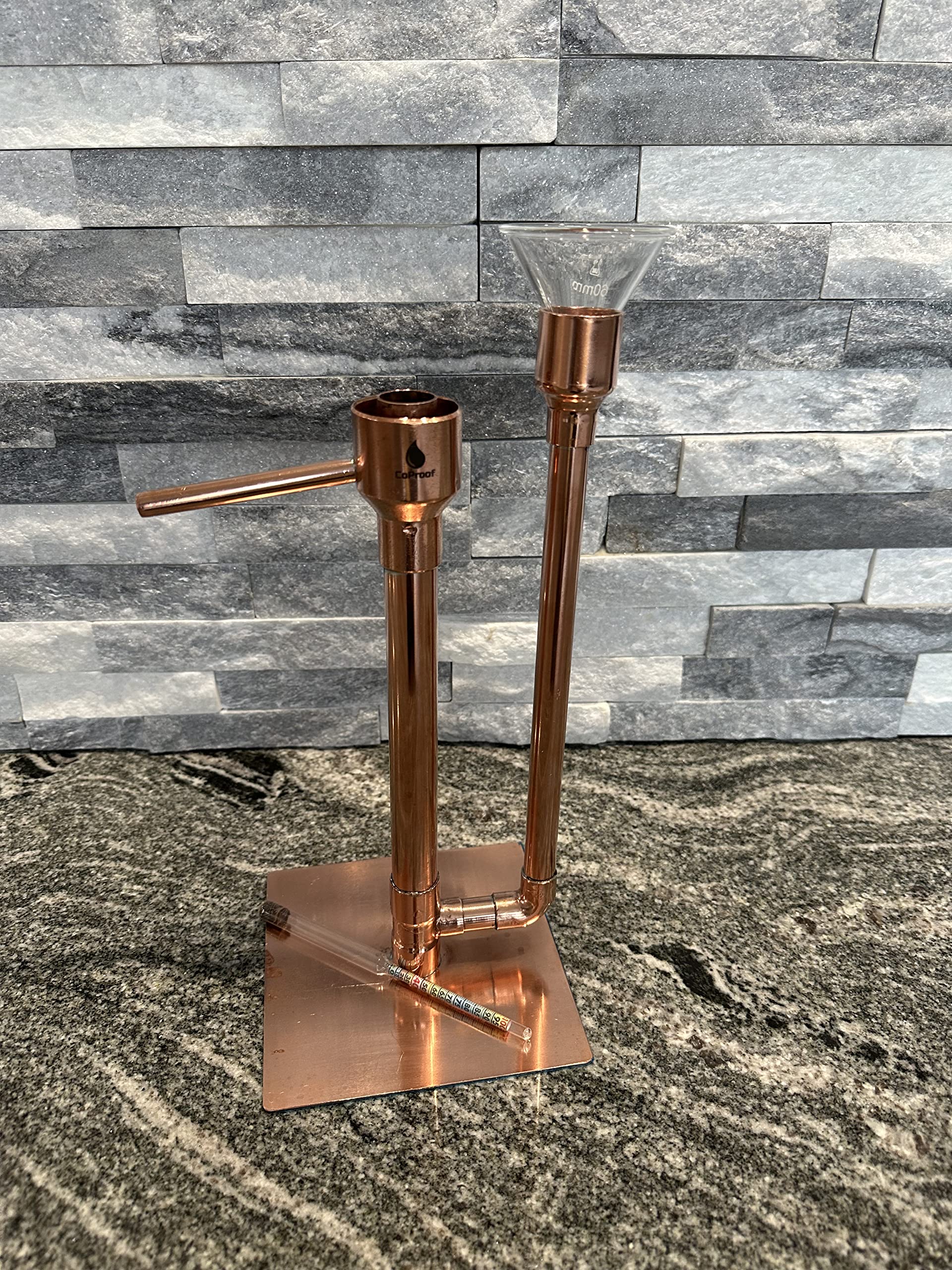 100% Lead-Free Copper Parrot Heads for Air Still Distilling – Perfect for Brewing Beer, Moonshine & Tequila | Includes Funnel & Hydrometer | Ideal for Home Brewing & Craft Distilling