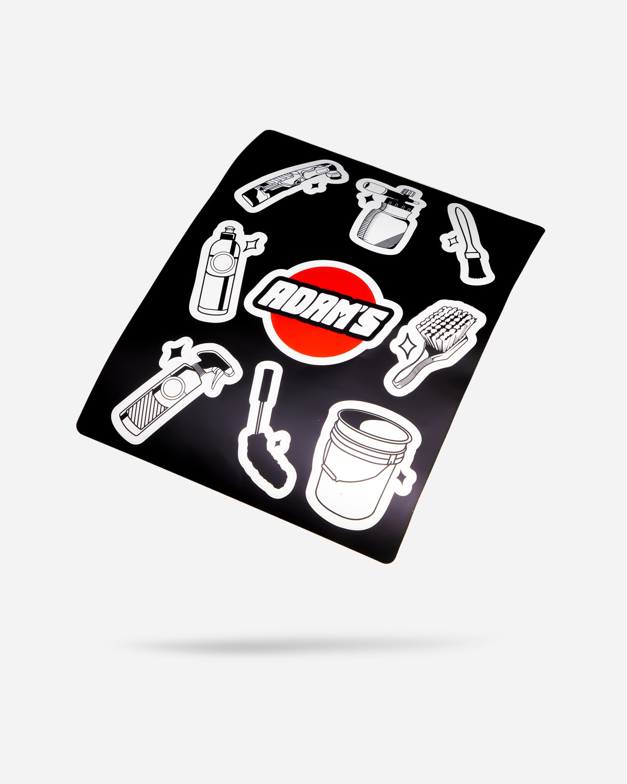 Adam's Mystery Sticker Sheet - 50+ Unique Vinyl Decals for DIY Crafts, Scrapbooking & Laptop Decoration - Waterproof & Durable Stickers for Kids & Adults