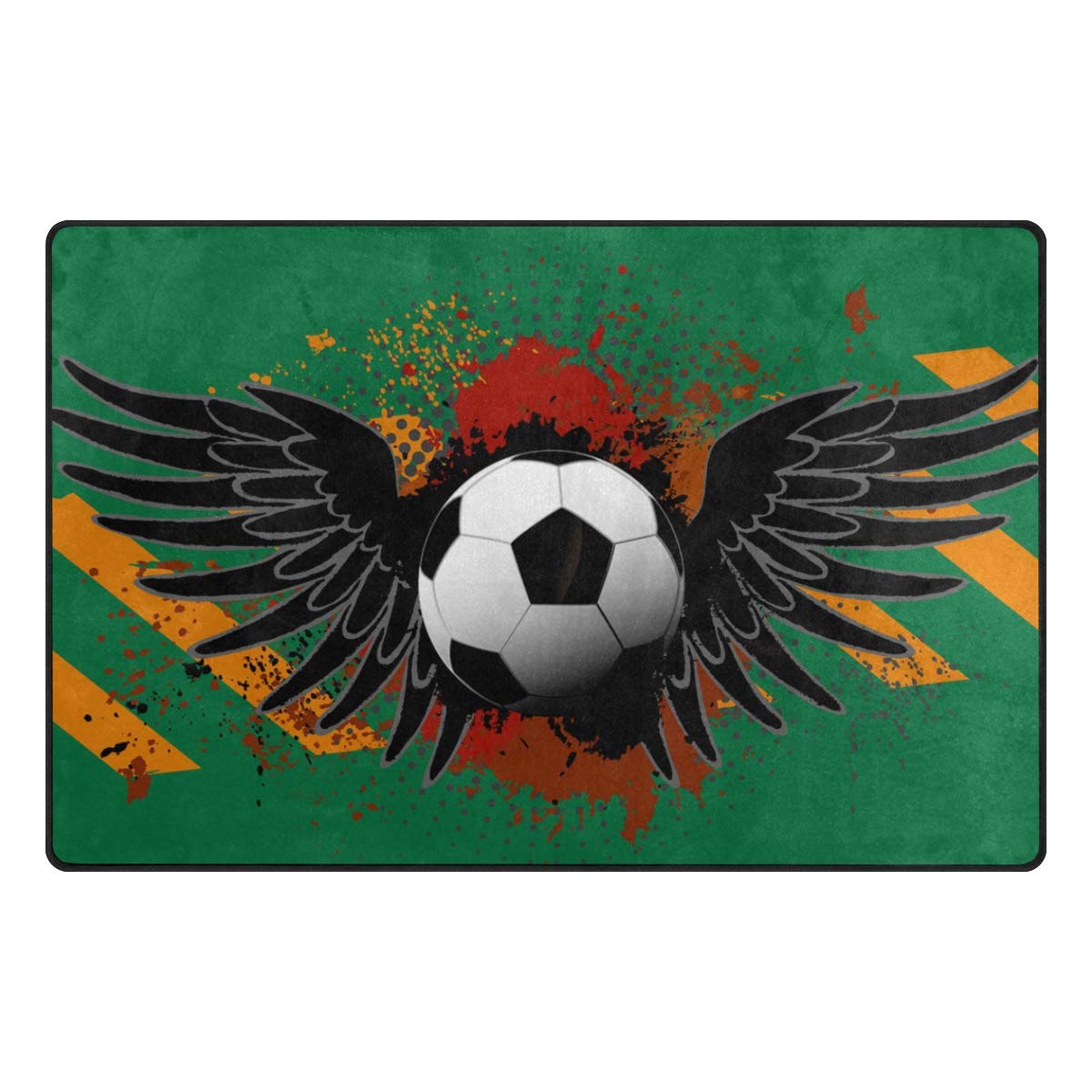 Modern Soccer Football Area Rug - 31