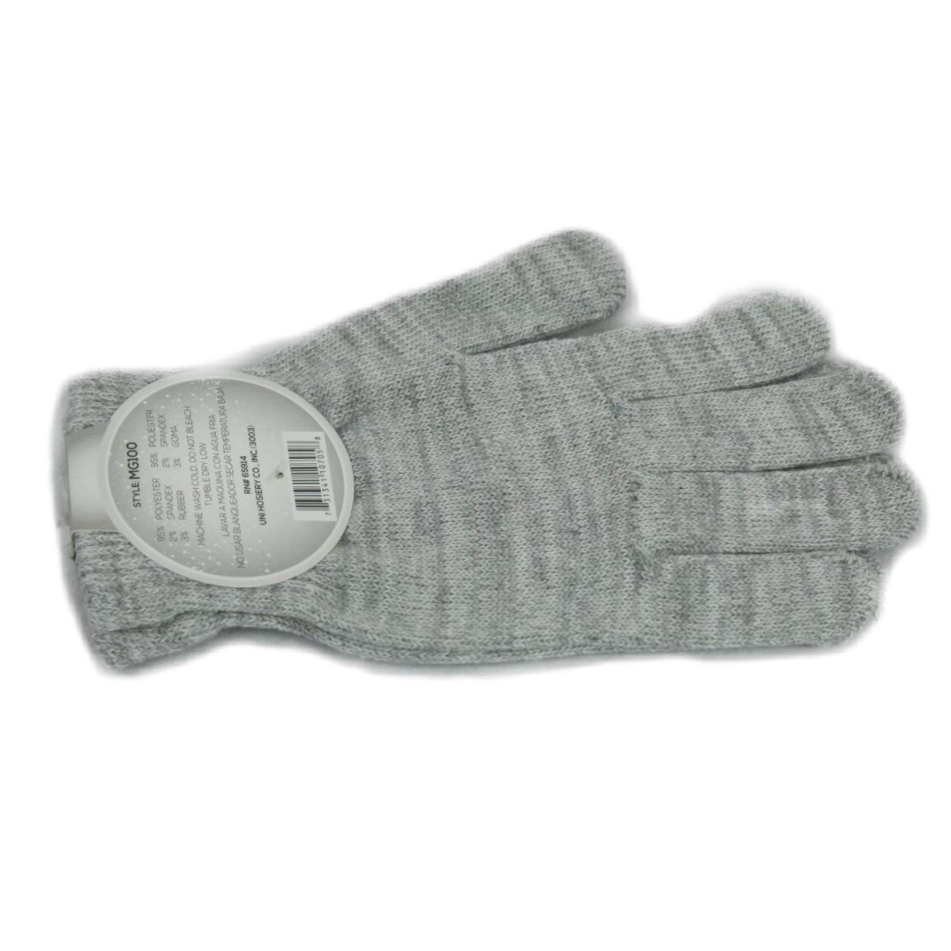 Women's Magic Gloves - Warm & Soft Stretch Knit Winter Gloves for Ladies, One Size Fits All - Perfect for Outdoor Activities, Snow Sports, and Everyday Winter Fashion