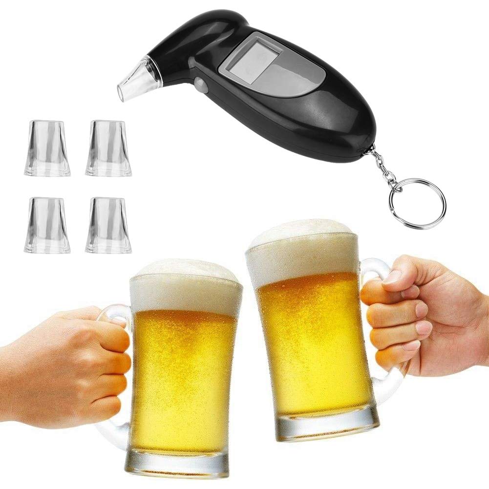 Professional Breathalyzer Tester - Fast & Accurate Alcohol Detection, Portable Breath Analyzer for Personal & Workplace Safety | Ideal for Drivers, Health Monitoring & Law Enforcement Use