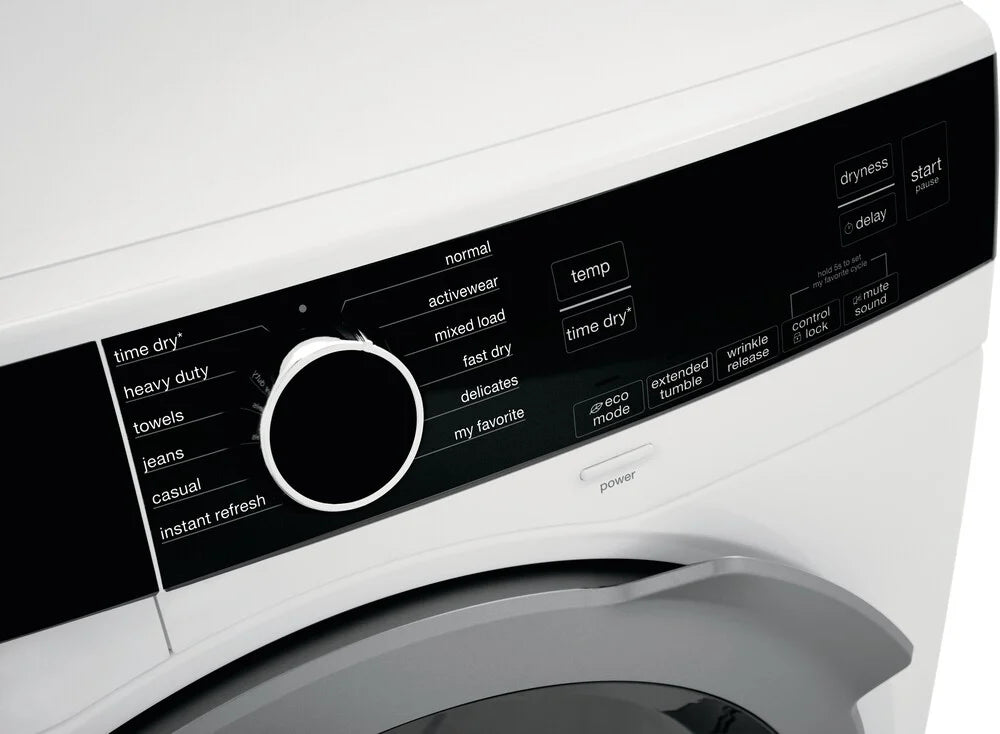 Electrolux ELFE4222AW 24-Inch Compact Electric Dryer - Energy Efficient, Space-Saving Laundry Solution for Apartments & Small Homes
