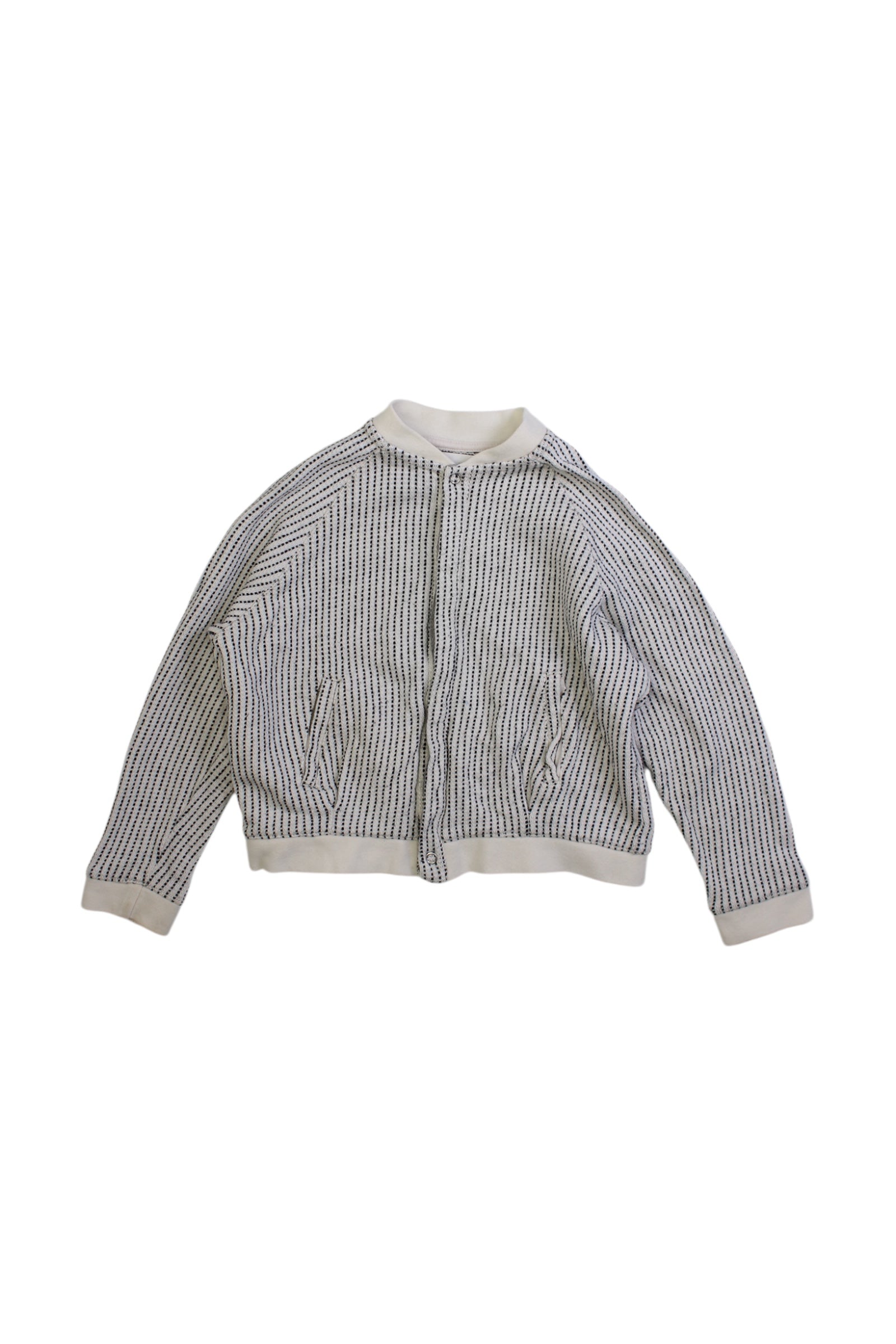 Arsène Et Les Pipelettes Striped Zip-Up Hoodie for Toddlers 4T - Cozy & Stylish Pullover for Playdates & Outdoor Adventures