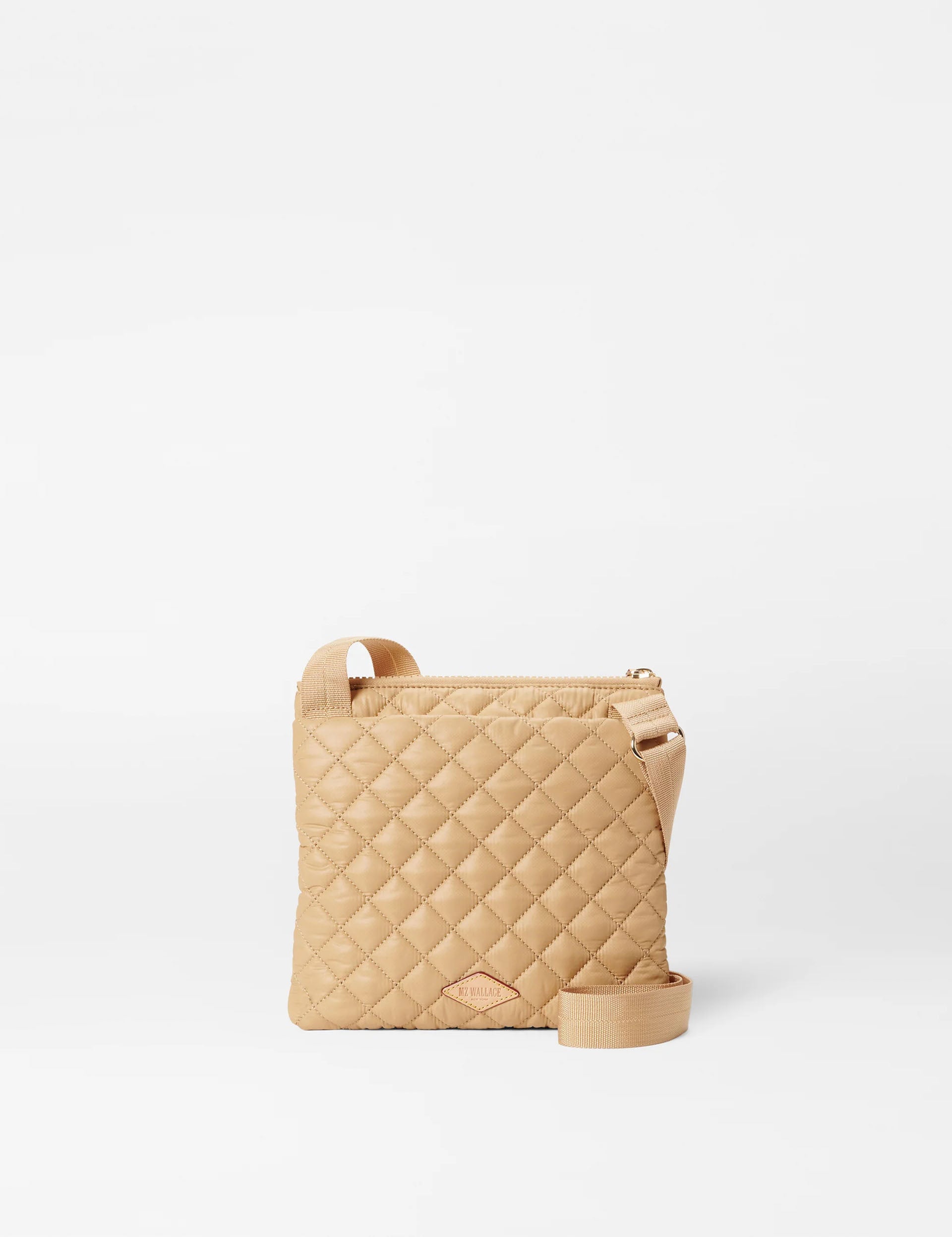 Metro Stylish Flat Crossbody Bag in Camel Brown - Perfect for Everyday Use, Travel & Shopping