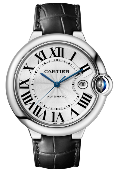 Cartier Ballon Bleu Stainless Steel Men's Watch - Luxury Automatic Timepiece for Business & Formal Occasions
