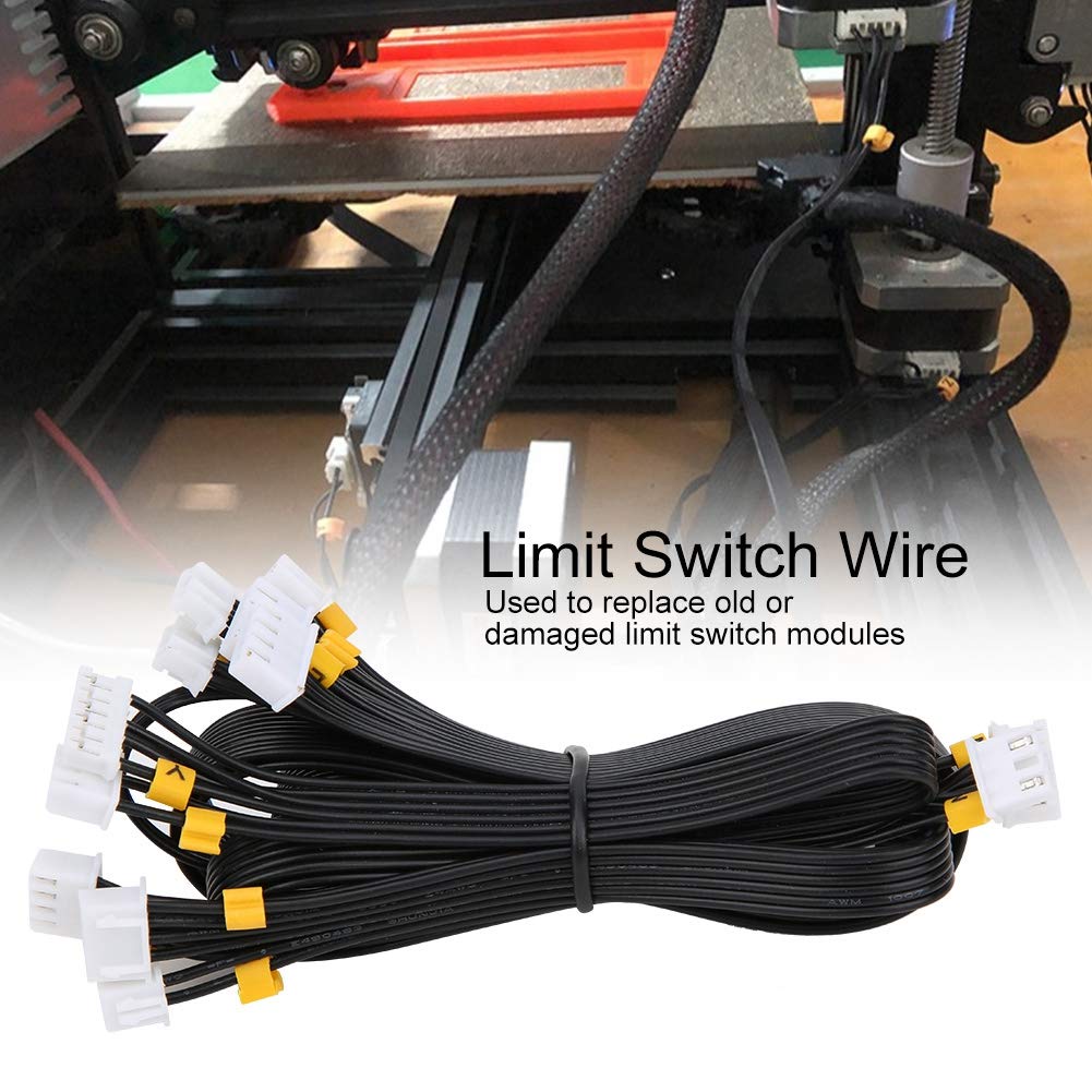 3Pcs Limit Switch Connecting Cable for Ender 3 3D Printer - High Quality Motherboard Accessories & Repair Parts - Perfect for 3D Printer Maintenance, Upgrades, and DIY Projects