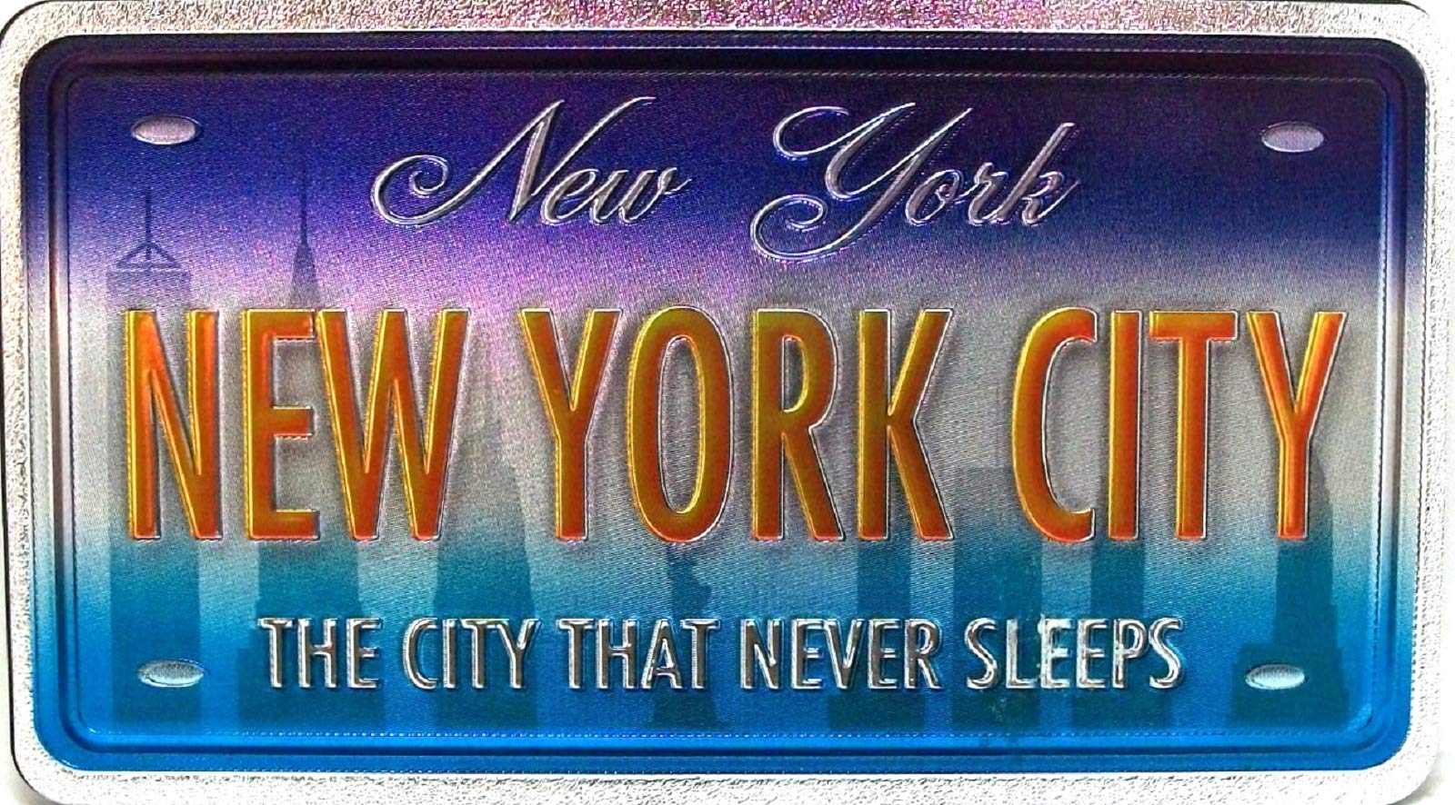 New York City Panoramic Skyline Dual-Sided Fridge Magnet - Perfect for Travel Souvenirs, Home Decor & Office Fridge Accessories