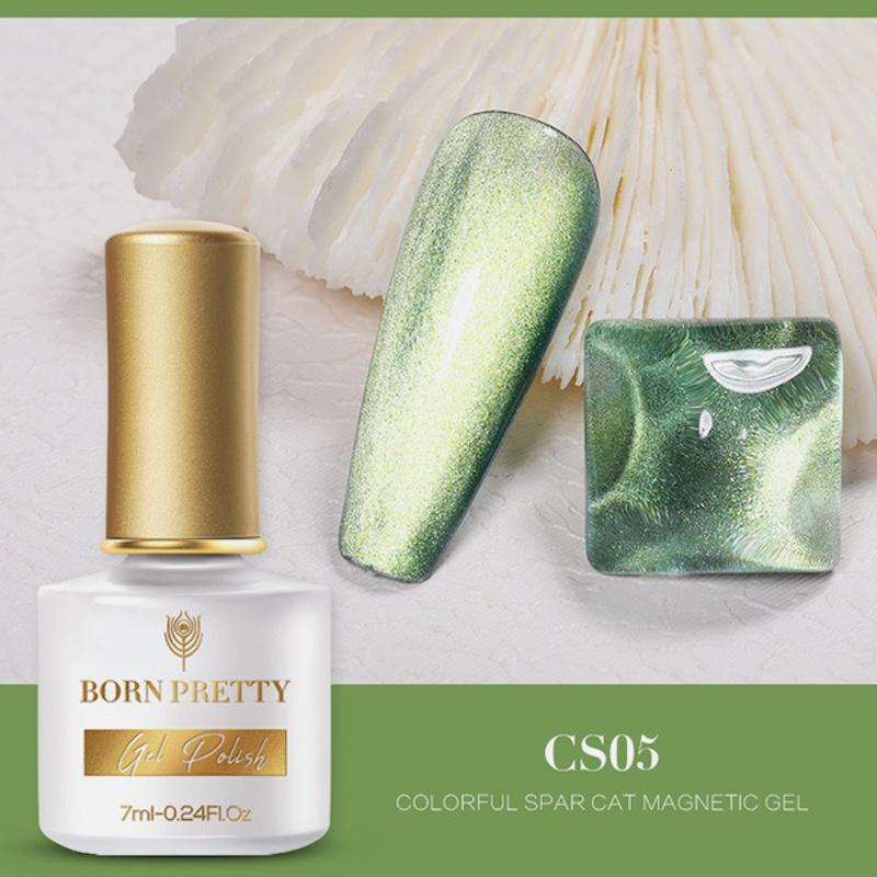 Born Pretty Spar Cat Eye Magnetic Gel Polish - CS Series for Stunning Nail Art | Perfect for Salon, Home Manicures & Special Occasions