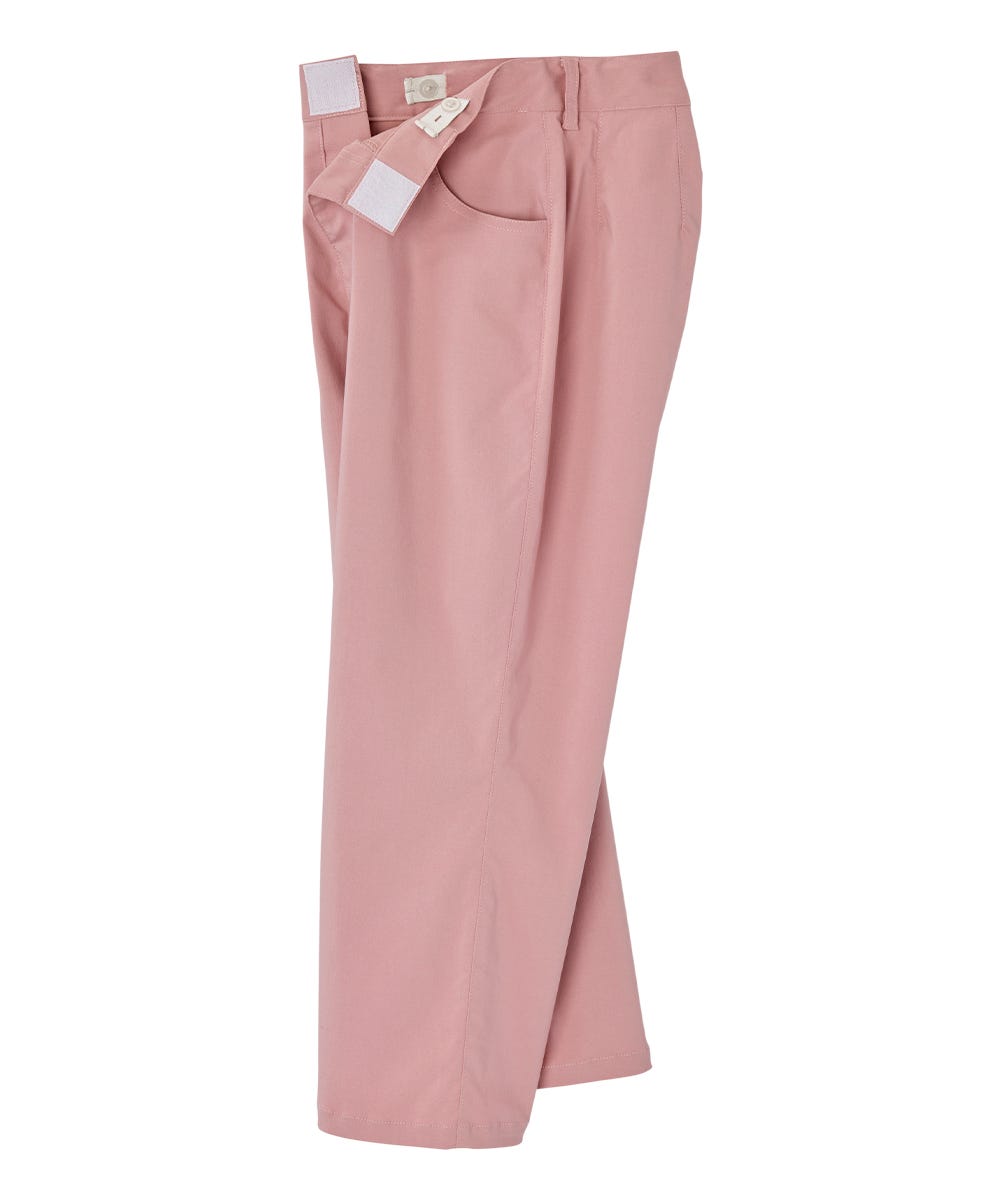 Women's Magnetic Front Fly Capris - Easy Self-Dressing Pants for Seniors & Disabled - Comfortable Stretch Waistband for Daily Wear & Caregiving