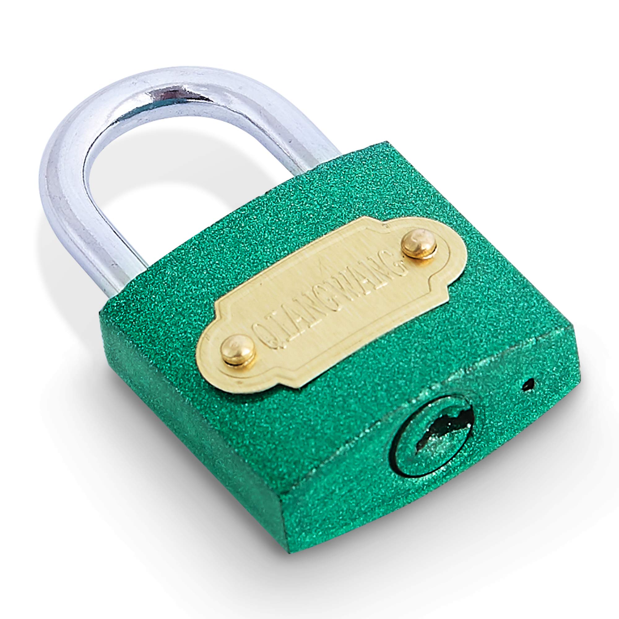 Handcuff Key Padlock with Cuff Lock - Durable Red Finish for Security, Police, and Escape Room Use