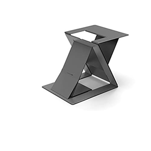 WSSBK Portable Multi-Angle Adjustable Laptop Stand - Lightweight Foldable Computer Stand for MacBook, iPad & Notebook - Ergonomic Desk Accessory for Home Office, Travel & Coffee Shop Use (Color: Black)