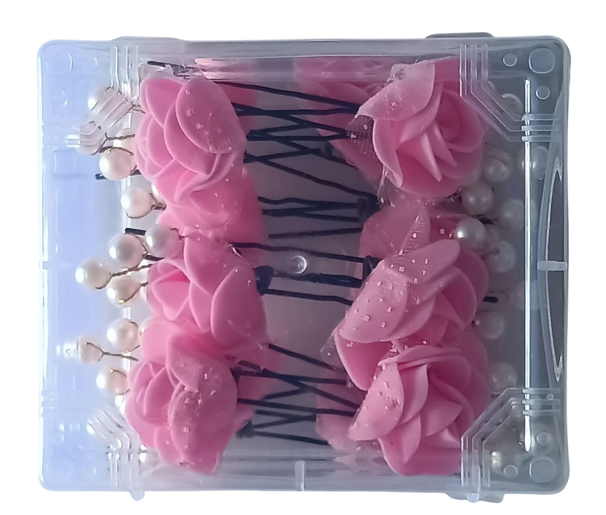 5-Pack Pearl Hair Pins for Women - Elegant Hair Accessories for Bridal, Prom & Everyday Styling - (12 Pieces)
