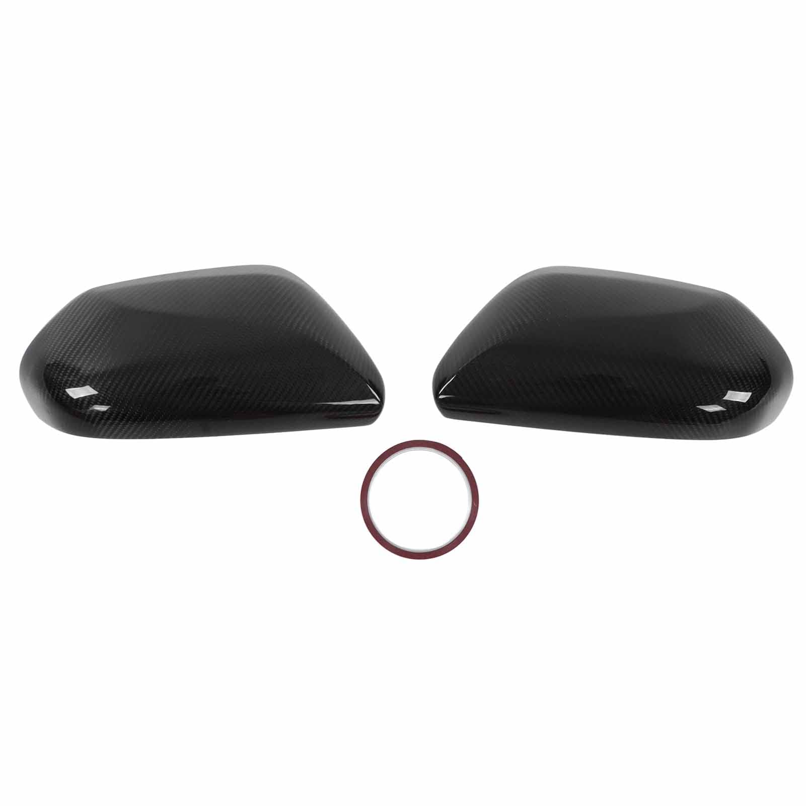 ZPSHYD 2Pcs Carbon Fiber Side Mirror Cover Housing Replacement for Toyota Camry 2018-2021 - Durable Exterior Accessory for Enhanced Style & Protection | Perfect for Car Upgrades, Customization & Daily Driving