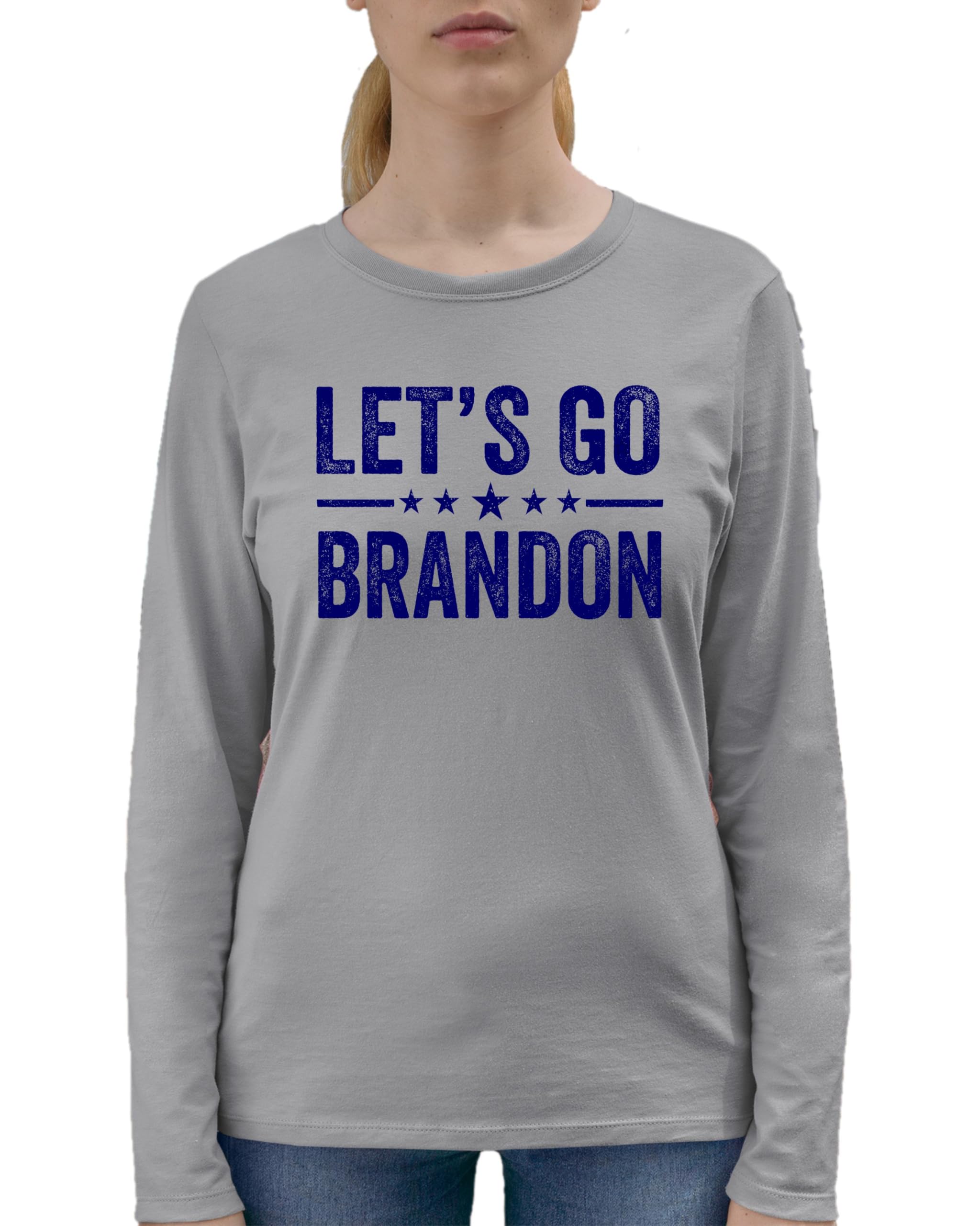 Let's Go Brandon Long Sleeve T-Shirt for Men - Premium Political Statement Tee - Perfect for Rallies, Protests & Conservative Events