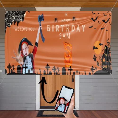 Halloween Birthday Banner