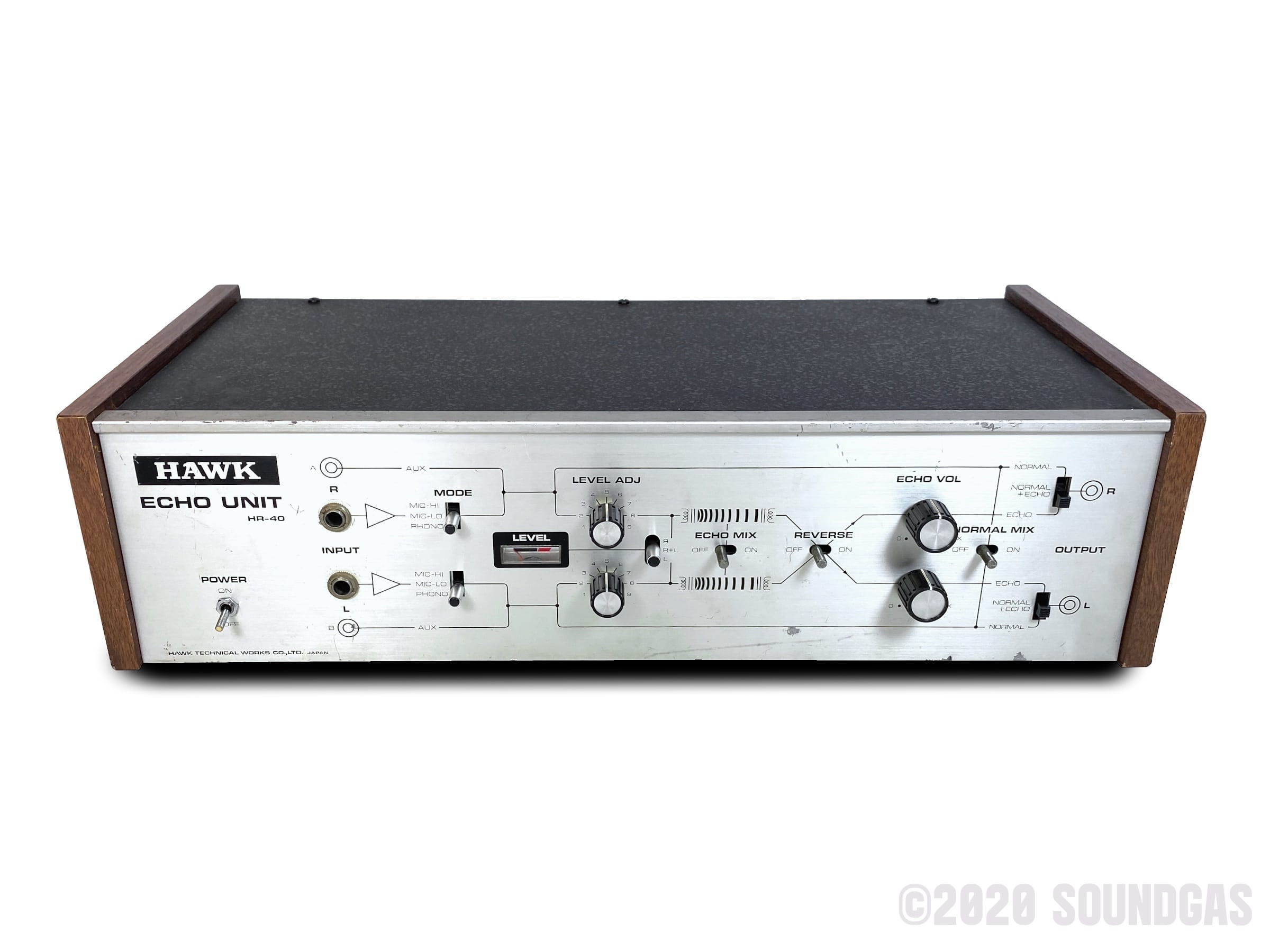Hawk HR 40 Stereo Spring Reverb Guitar Effects Pedal - Vintage Analog Reverb for Electric Guitar, Bass & Studio Recording - Perfect for Live Performances, Home Studios & Professional Music Production