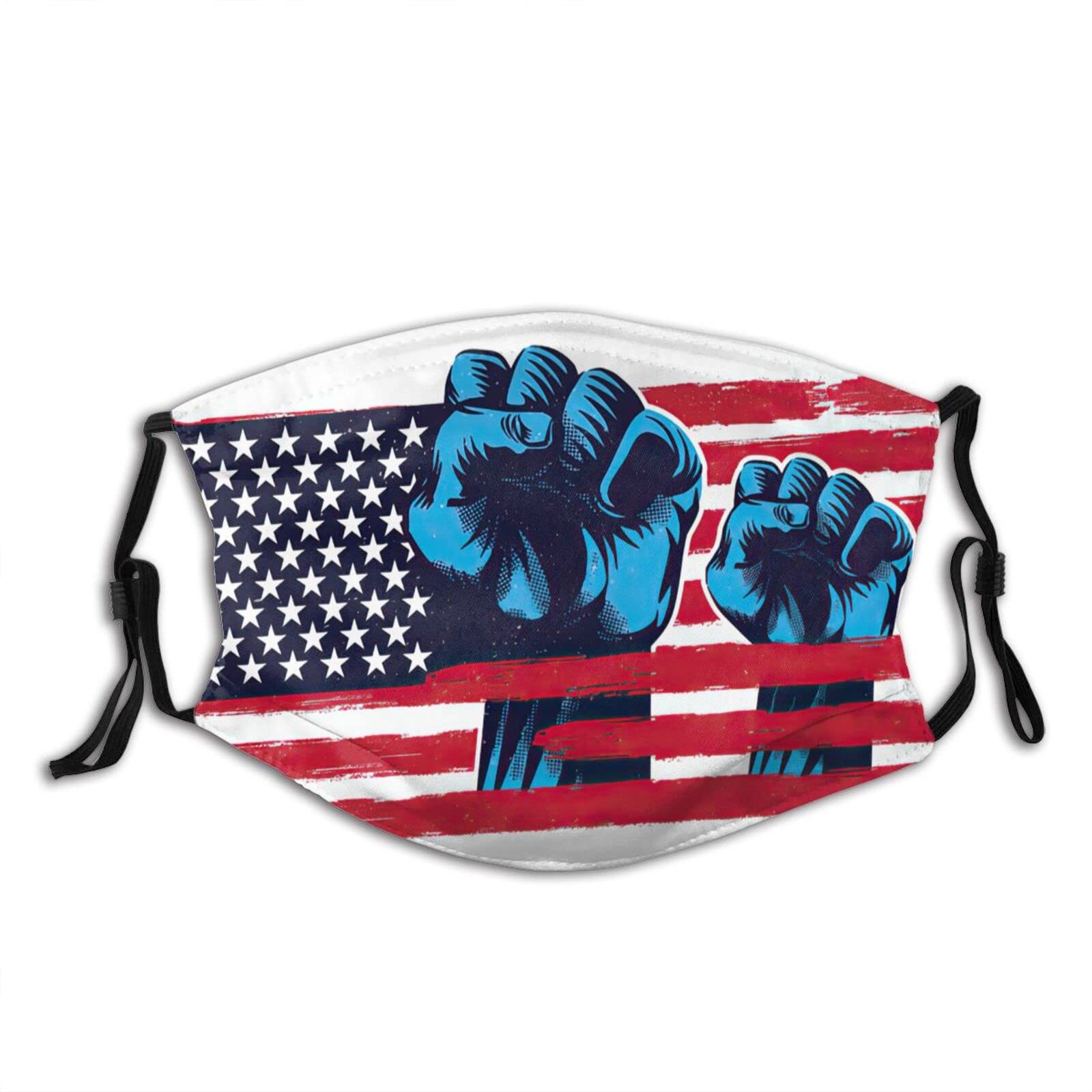 Black Lives Matter Face Mask - Washable & Reusable Balaclava with 2 Filters, Adjustable for Comfort - Perfect for Protests, Outdoor Activities & Daily Protection