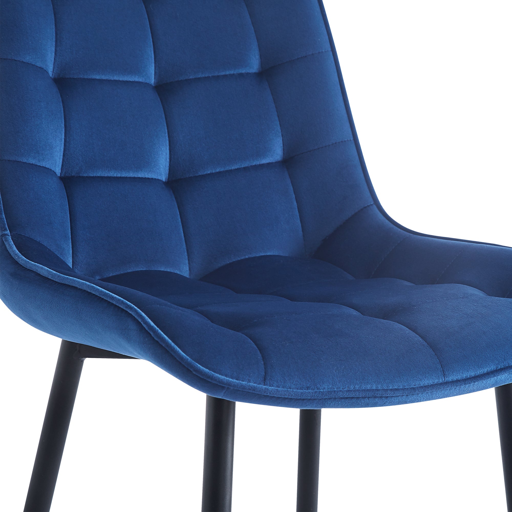 Modern Blue Dining Chairs Set of 2 - Contemporary Style with Advanced Technology - Perfect for Restaurants, Cafes, Bars, Offices & Living Rooms - Easy Assembly & Sturdy Design - Ideal for Home Dining & Commercial Spaces