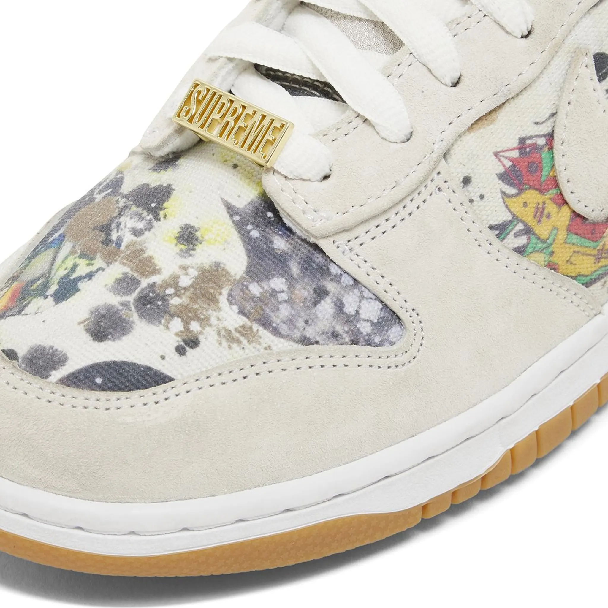 Supreme x Nike SB Dunk High Rammellzee Sneakers - Limited Edition Skate Shoes for Men & Women - Perfect for Streetwear Fashion & Skateboarding