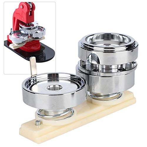 58mm DIY Button Maker Punch Press Machine - Badge Pin Making Mould Kit for Custom Buttons, Pins & Badges | Perfect for Craft Projects, School Events & Promotional Gifts