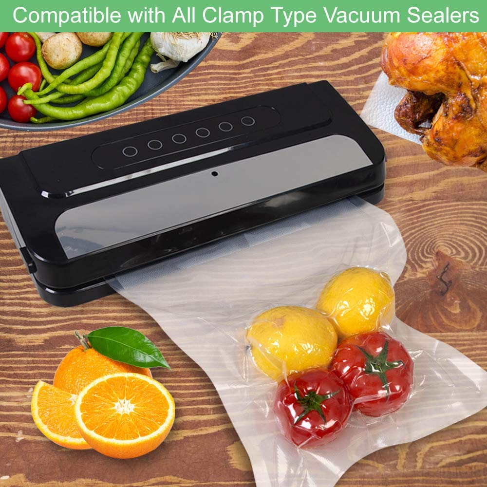 6 Pack Commercial Grade Vacuum Sealer Bags - 8