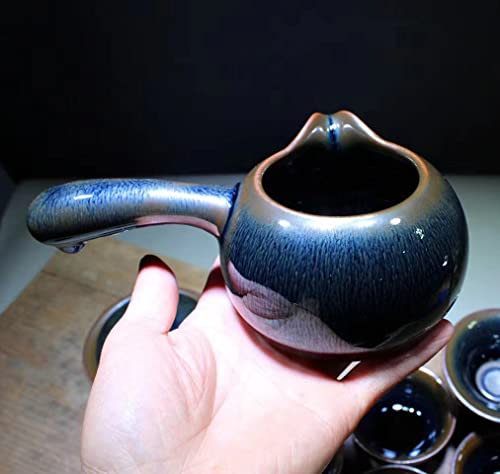 Fair Cup with Handle Blue Needles