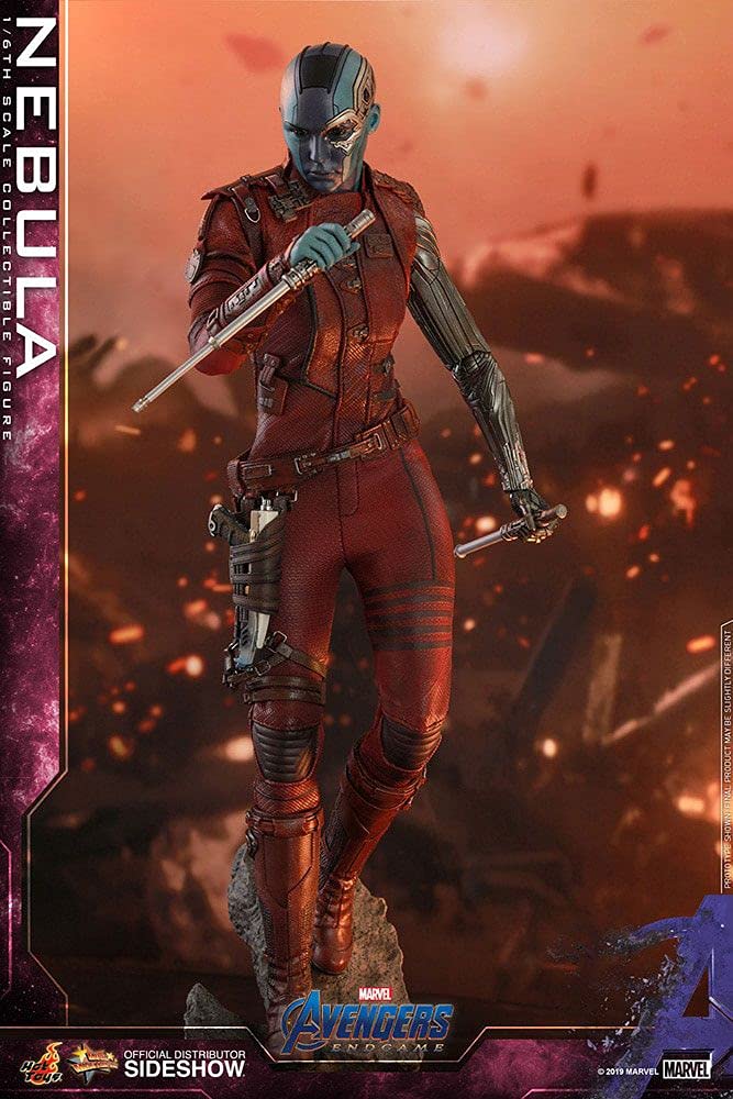 Hot Toys 1:6 Scale Nebula Collectible Figure - Avengers: Endgame Movie Series (HT904611) - Perfect for Marvel Fans & Action Figure Collectors