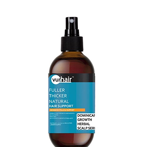 Dominican Extra Strength Hair Growth Serum - Amino Acids, Vitamins & Minerals for Faster Hair Growth | Thickening & Repairing Treatment for Women & Men | Perfect for Daily Use & Damaged Hair Care