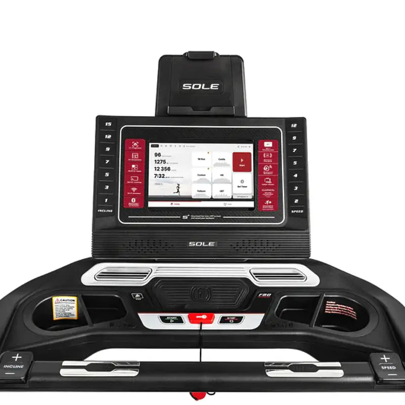 SOLE F80 Treadmill 2024 - Premium Folding Treadmill for Home Gym with Powerful Motor & Cushioned Deck - Perfect for Running, Walking & Cardio Workouts at Home