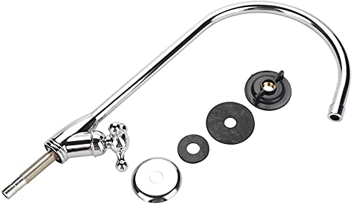 Premium Zinc Alloy Bathroom Sink Faucet & Kitchen Tap with Chrome Finish - 3/8