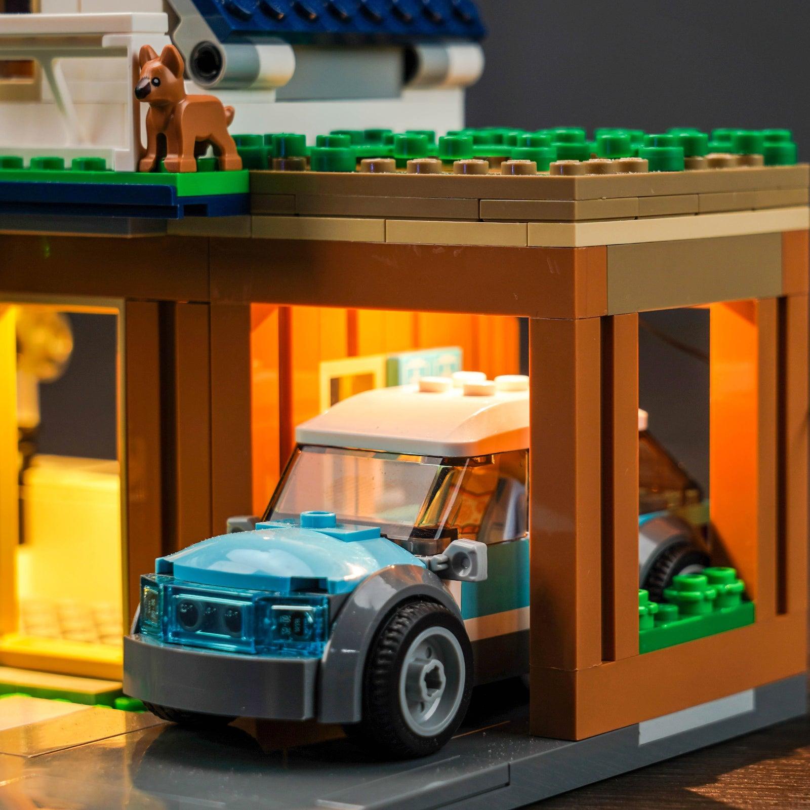 LEGO City Series Family House & Electric Car Light Kit (60398) - LED Lighting Set for LEGO Buildings | Perfect for Home Decor, Display, and Nighttime Play