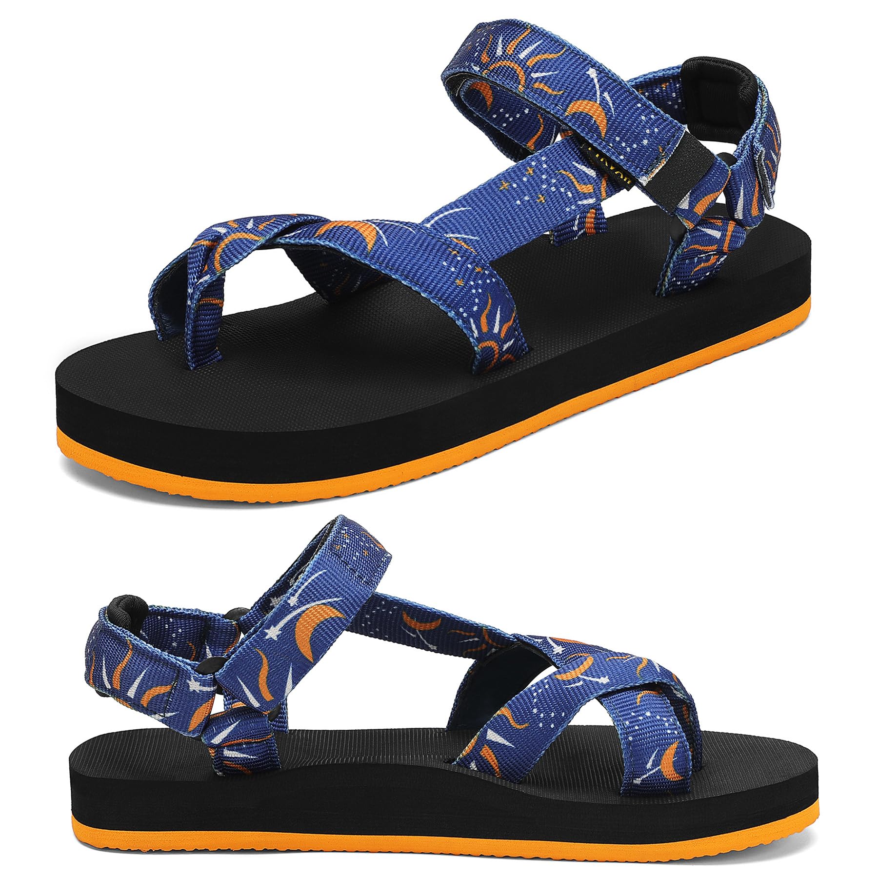**Women's Sport Walking Sandals with Arch Support & Adjustable Straps - Comfortable Platform Sandals for Height Increase - Perfect for Hiking, Beach & Casual Wear**