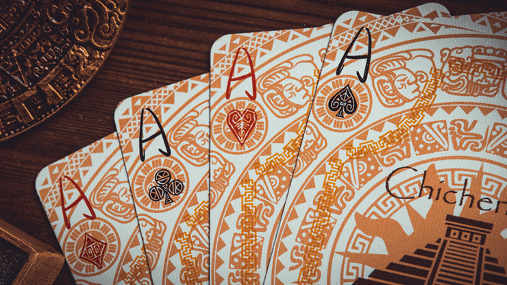 Premium Maya Sun Themed Playing Cards - Waterproof & Durable for Poker, Magic Tricks, and Casino Games - Perfect for Game Nights, Travel, and Collectors