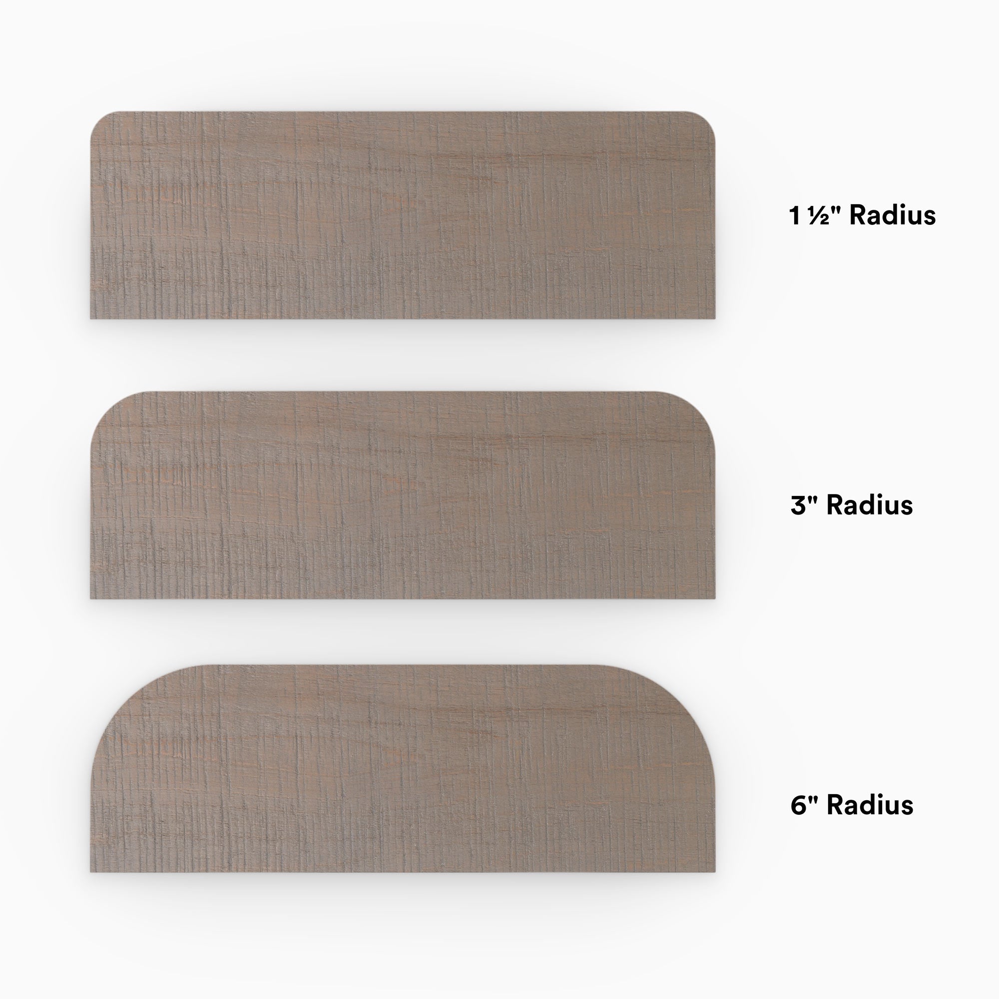 Aksel RADius Hatch Grey Rustic Floating Shelf - Wall Mounted Wooden Shelves for Home Decor, Kitchen, Bathroom & Living Room Storage