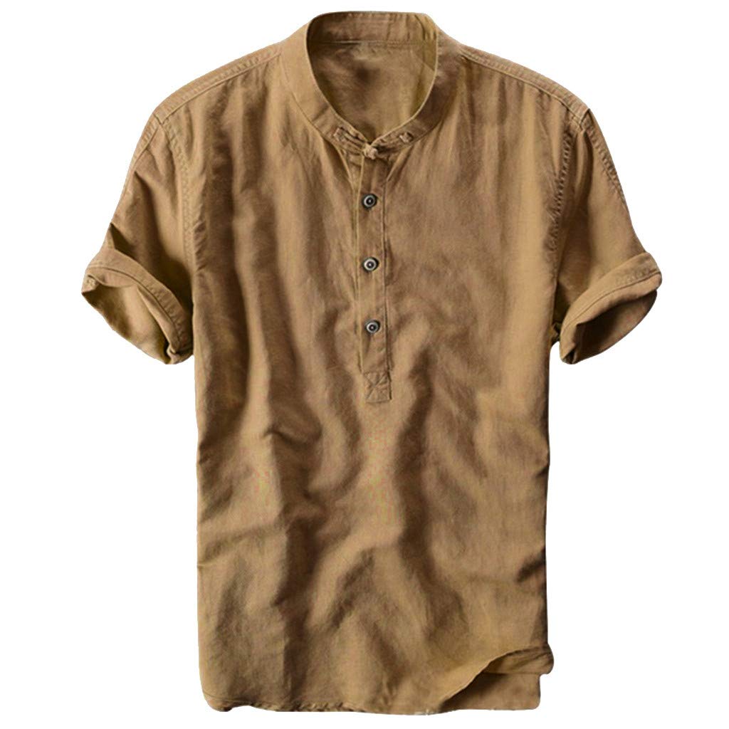 Digood Men's Quick Dry Workout T-Shirts - Breathable Summer Cotton Shirts with Gradient Dye for Gym, Running & Outdoor Activities