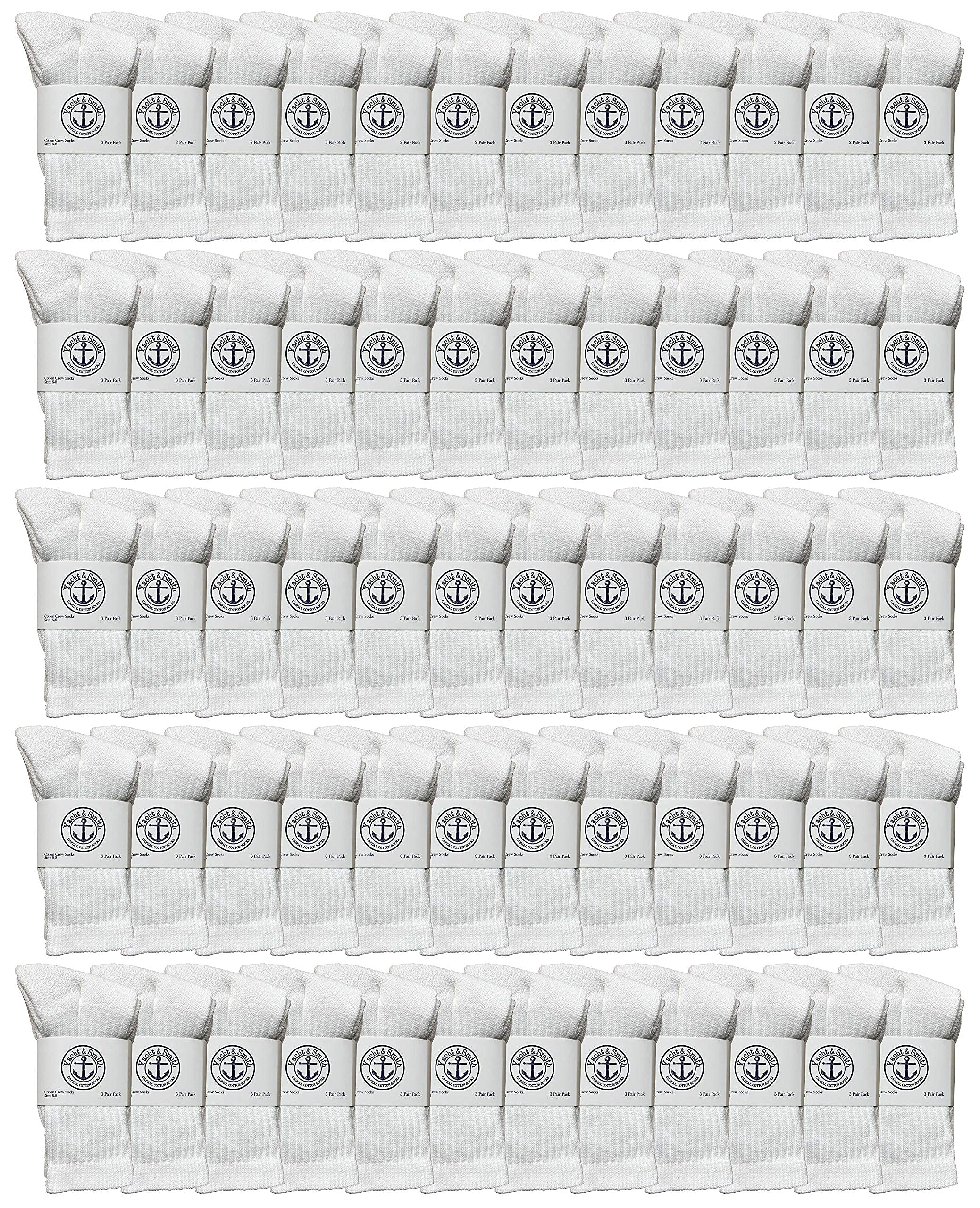 60 Pairs Kids Socks Bulk Wholesale - Soft Cotton Unisex Crew, Ankle & Tube Socks for Boys & Girls - Perfect for School, Sports & Everyday Wear