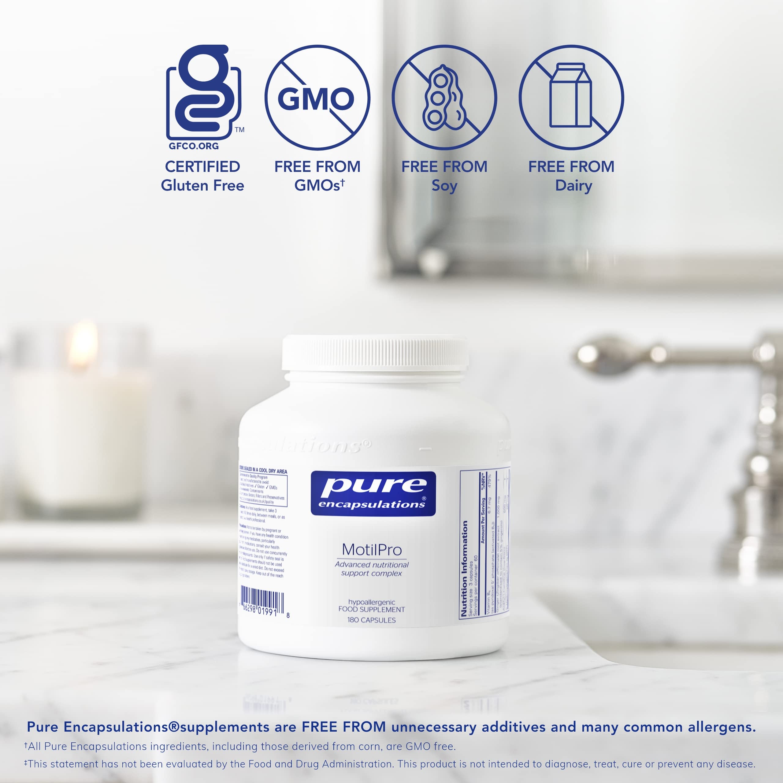 Pure Encapsulations MenoVive - Menopause Support Supplement with Phytoestrogens, Ashwagandha, Rhodiola & Maca Root - 60 Capsules for Hot Flash Relief, Hormone Balance & Stress Support - Perfect for Women During Perimenopause & Menopause Transition