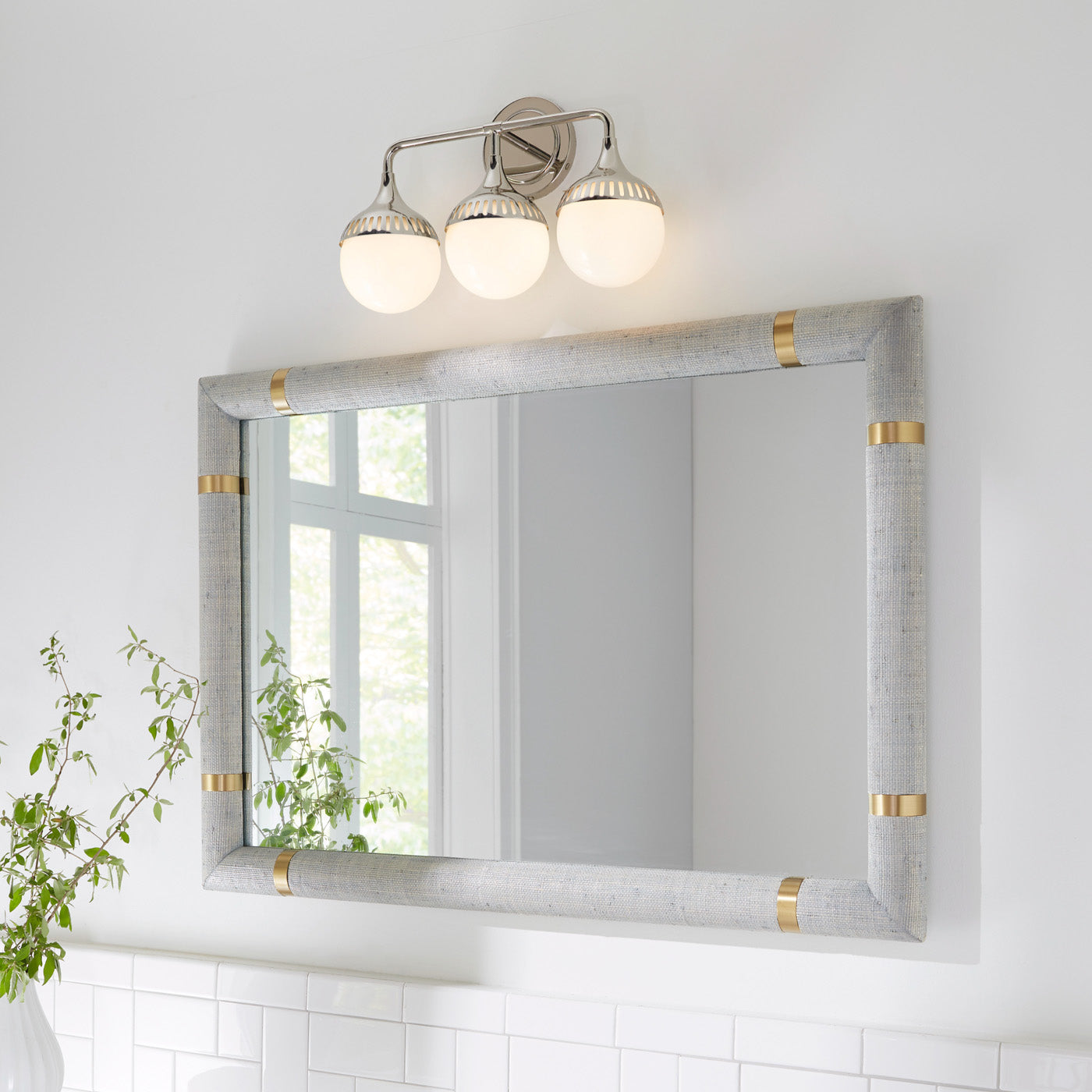 Rio Three Light Sconce Wall Fixture - Modern Gold Finish Wall Lighting for Bedroom, Living Room & Hallway
