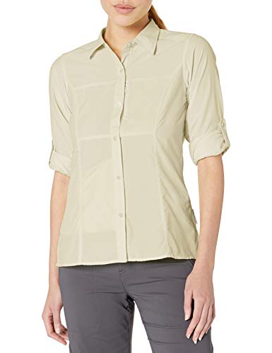 ExOfficio Women's Lightscape Long Sleeve Shirt - UPF 50+ Sun Protection, Moisture-Wicking & Breathable Travel Hiking Shirt for Outdoor Adventures