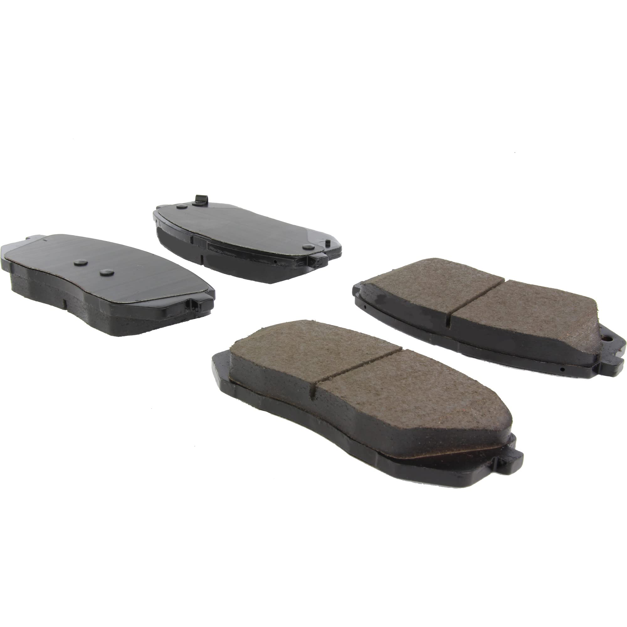 Premium Ceramic Brake Pads with Shims - Low Noise, High Performance Braking for Cars, Trucks & SUVs - Perfect for Daily Commuting & Mountain Driving